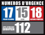 Logo numéros d'urgence 